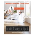thumbnail image 6 of Portable Air Conditioner & Heater Combo 14000 BTU, 5-in-1 Cooling Unit, LED Touch Panel, 24h Timer, Fan & Sleep Mode for Indoor Rooms, 6 of 9