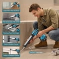 thumbnail image 2 of RELOIVE Cordless Caulking Gun, 5000N Electric Caulk Gun with 2 Batteries, 6-Speed, LED Light, Anti-Drip Auto-Retraction, for 150/200/310ml Cartridges Home Improvement, 2 of 12