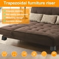 thumbnail image 5 of BUTORY 4PCS Bed Risers 4 Inch Heavy Duty, Furniture Risers with Durable Plastic, Oversized Bed Lifts Risers Support up to 5,000 LBS for Sofa, Bed Frame, Tables, Couches, 5 of 8