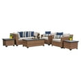 thumbnail image 2 of TK Classics Laguna Wicker 7 Piece Patio Conversation Set with 2 Sets of Cushion Covers, 2 of 3