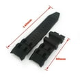 thumbnail image 4 of 26mm Black Waterproof Watchband Replacement Silicone Rubber Band Strap for Invicta Series Watch, 4 of 6