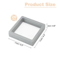 thumbnail image 2 of Uxcell 20 Pcs Caja de Almacenamiento para Uñas Postizas, Caja de Exhibición para Uñas, Organizador para Arte de Uñas, Regalos de Joyería, Suministros de Almacenamiento para el Hogar, Gris, 2 of 6