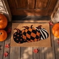 thumbnail image 2 of Halloween Pumpkin Welcome Door Mat, Funny Durable Non Slip Decorative Rugs for Bathroom Bedroom Kitchen Front Door, 2 of 7