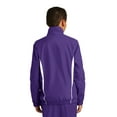 thumbnail image 2 of Sport-Tek Raglan Jacket (YST60) Purple/White, M, 2 of 6