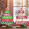 thumbnail image 4 of Decoración De Árbol De Navidad De Madera De Escritorio Atractivo Árbol De Navidad De Mesa Elegante Marca De Árbol De Navidad De Madera Para Patio Interior Al Aire Libre Casa De Patio seitruly HA027288-01, 4 of 7