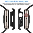 thumbnail image 3 of Xpm Compatible with Apple Watch Series 8 /7 (41mm) Slim PC with Built in Clear Screen Protector Snap-on Full Coverage Shell TPU + Hard PC Frame [ Black ], 3 of 8