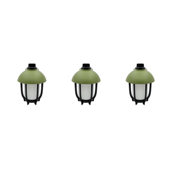 Advancent Camping LED USB 1200mAh Carpa Luz Linterna Impermeable para Calle Camino Patio Jardín Césped Decoraciones Iluminación Verde Type1 NO1