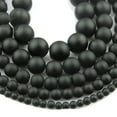 thumbnail image 3 of EOEMY Natural Stone Matte Black Jewelry Making Loose Beads 15" Handmade Diy Bracelets-179-6-6mm, 3 of 9