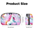 thumbnail image 5 of Unicorn Oxford Cloth Waterproof Storage Pouch for Electronic Devices - 5.9x9.44x3.14 in - Ideal for Cord Organization, Cord Box, Travel Cord Case Small, 5 of 6