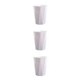 thumbnail image 1 of Justharion Wide Applicaiton Trash Can For Household - 6L Capacity Easy Access Simple White S 3Set, 1 of 6
