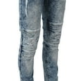 thumbnail image 5 of RAW X Mens Slim Fit Moto Jeans, Light Wash, 36X30, 5 of 6