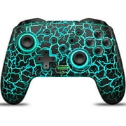 ESYWEN Wireless Switch Controller for Nintendo Switch/Lite/OLED, Compatible with Android/IOS/PC, with RGB, Programmable, Wakeup, Turbo, Vibration