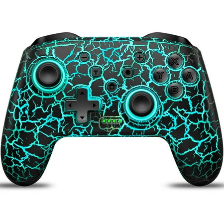 ESYWEN Wireless Switch Controller for Nintendo Switch/Lite/OLED, Compatible with Android/IOS/PC, with RGB, Programmable, Wakeup, Turbo, Vibration