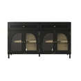 thumbnail image 4 of Twin Star Home Modern Sideboard with Glass Cabinet Doors, 4 of 8