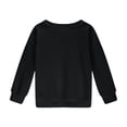 thumbnail image 5 of Generic Girls Sweatshirt Crewneck Oversized Cute Trendy Long Sleeve Shirts School Youth Teen Clothes Sweatshirts for Girls Cute Fall Clothes(13-14 Years,Black), 5 of 6