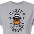 thumbnail image 3 of The Nightmare Before Christmas - Master Of Fright - Juniors Cropped Cotton Blend T-Shirt, 3 of 5