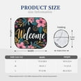 thumbnail image 3 of Daiia Floral Welcome Sign 2PCS Car Windshield Sun Shade, Foldable Sun Shield for Car Front Window, Auto Sun Blocker Visor Protector Universal for Truck SUV Pickup-Medium, 3 of 7