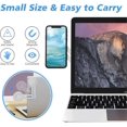thumbnail image 5 of Magnetic Laptop Stand, Adjustable Side Phone Screen Holder for iPhone 14 Pro Max/iPhone 13/ iPhone 12, Foldable Laptop Extender, Silver, 5 of 5