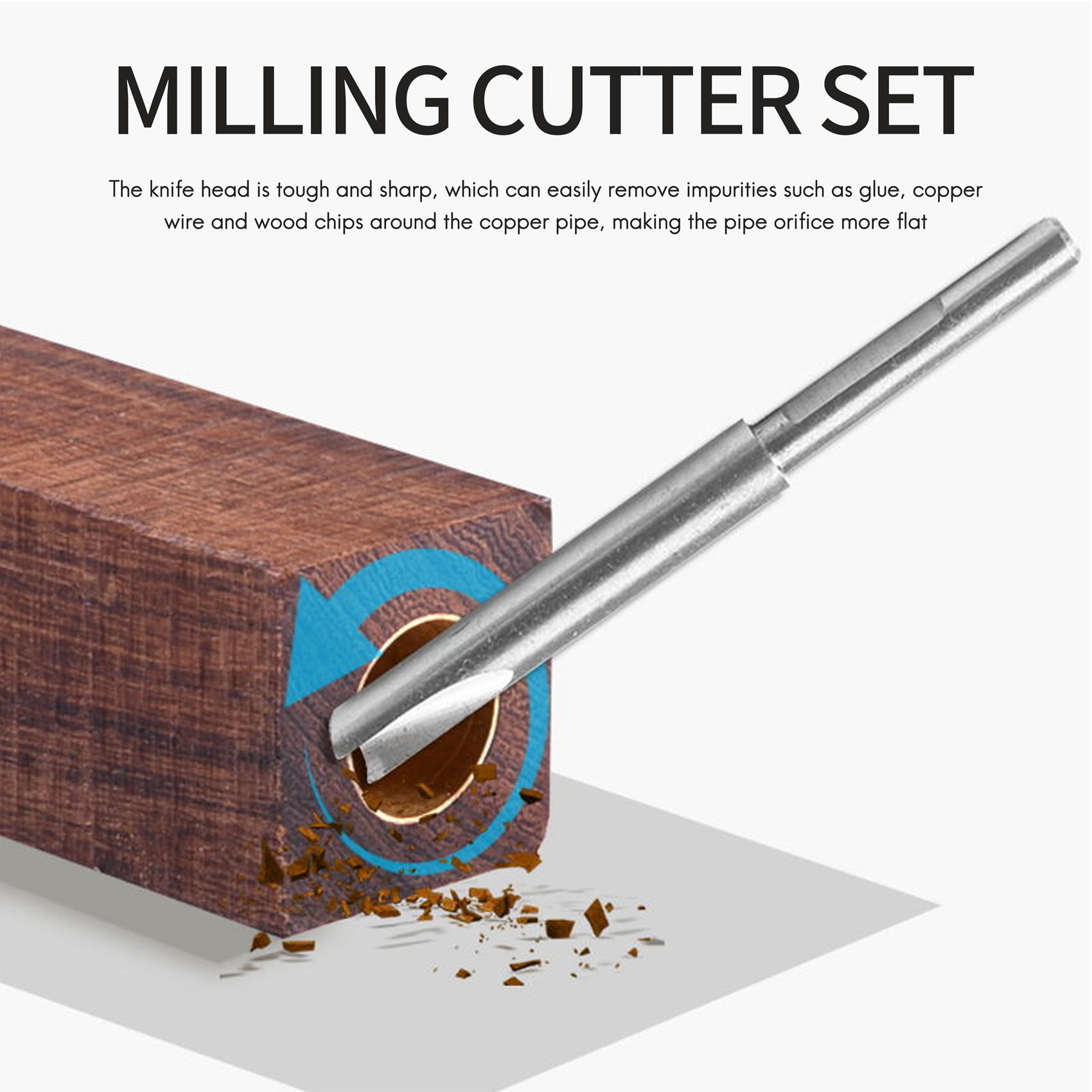 Pen Barrel Trimming System with 3/4 Inch Cutting Head,7mm, 8mm, 3/8