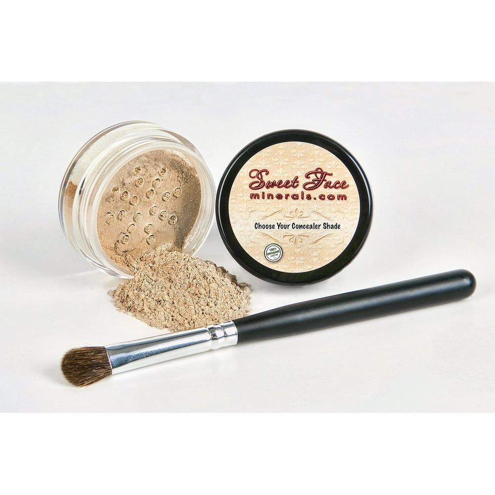 CONCEALER with BRUSH SET *Choose Your Own Shade* Mineral Makeup Kit