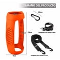 thumbnail image 2 of Funda Xtellar De Silicona 5 Impermeable Y Portátil Color Naranja, 2 of 3
