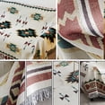 thumbnail image 2 of Billuyoard Manta para sofá, tapiz de cama de algodón, funda lavable para aire acondicionado, avión, viaje, alfombra geométrica, decoración Decoración del hogar, 2 of 6