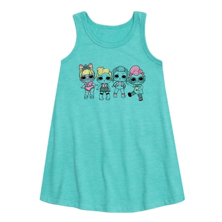 

Lol Surprise! - Lol Squad - Toddler and Youth Girls A-line Dress