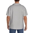 thumbnail image 3 of Fotbe Airplane Camisa Estampada de Manga Corta para Hombre, Casual de Verano, Estilo Playero, Sin Arrugas-Small, 3 of 5