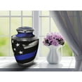 thumbnail image 6 of Extra Large Blue Line Police Urns for Cremation Ashes Large Urn XL or Small Keepsake Urns for Adult Cremation Ashes & Urns for Human Ashes for Home or Burial Cremation Urns, 6 of 12