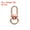 Rose Gold, variant on Uxcell Swivel Lobster Claw Clasps Keychain, Swivel Lanyards Trigger Snap Hooks Strap Key Ring for Jewelry Making Rose Gold