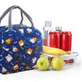 thumbnail image 4 of Bolsa térmica para el almuerzo para mujer, bolsa térmica reutilizable para el almuerzo, para el trabajo, la oficina, viajes, picnic, llama rosa, 4 of 5