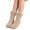 Khaki, variant on Monster Face Fuzzy Crew Socks Women Pink Cozy Plush Warm Cozy Socks Christmas Home Lounge,Free Size