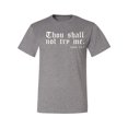 thumbnail image 2 of Wild Bobby, Thou Shall Not Try Me Mood 24:7, Inspirational/Christian, Men Graphic Tee, Heather Grey, Medium, 2 of 4