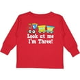 thumbnail image 3 of Inktastic 3rd Birthday Train Boys Long Sleeve Toddler T-Shirt, 3 of 5
