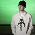 thumbnail image 2 of Star Wars The Mandalorian Mythosaur Logo Pull Over Hoodie-Large, 2 of 3