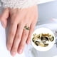thumbnail image 4 of Xihbxyly Anillo Ajustable, Elegante Joyería de Aleación, Diseño Único En Oro, Regalo Perfecto para Parejas, Versátil para Cualquier Ocasión, Ideal para Momentos Románticos., 4 of 6