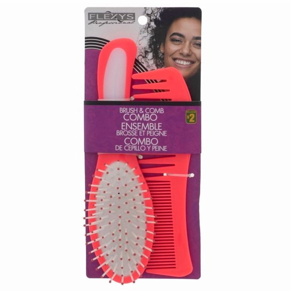 FLEXYS Profesional Accessoires pour Cheveux Ensemble Brosse et Peigne