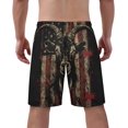 thumbnail image 3 of NICKSUN Men's Swim Trunks, Cute Print Quick Dry Summer Board Beach Shorts with Mesh Lining and Pockets, 3 of 6