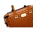 thumbnail image 4 of Millionaire Double Layer Crystal Engraved Matte Satchel, 4 of 11
