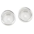 thumbnail image 4 of Mgaxyff Pair Motorcycle Turn Signal Light Lens Cover Front Rear Replacement for TOURING FLHX FLTRI FLHRS 2000‑up,Turn Signal Lens Ring, 4 of 8