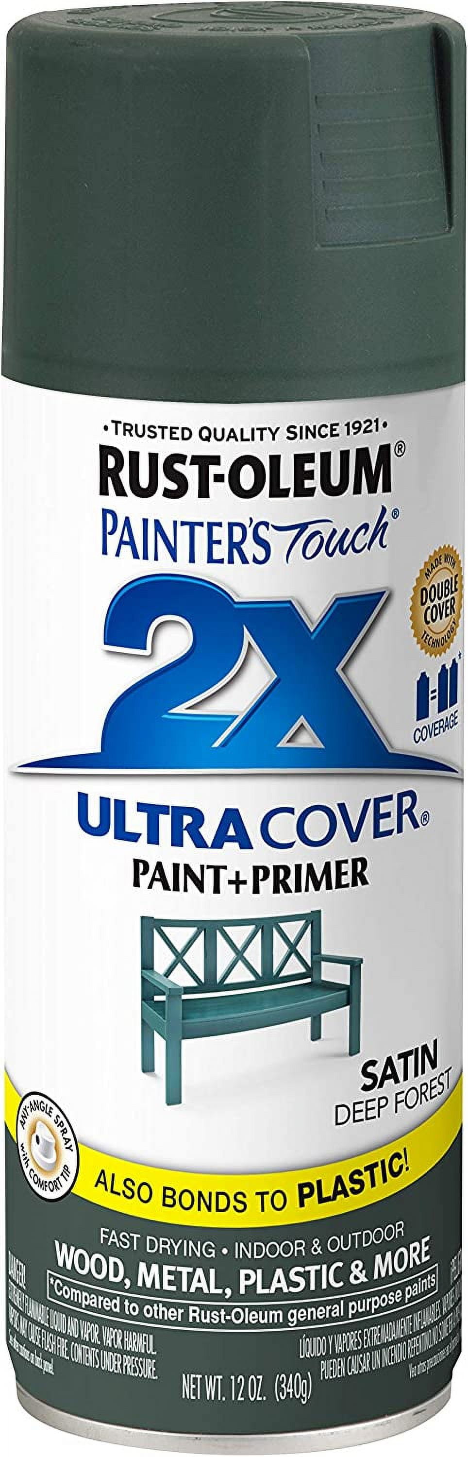 Rust-Oleum Camouflage 2X Ultra Cover 12 Oz. Flat Spray Paint, Deep Forest  Green - Power Townsend Company