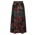 thumbnail image 5 of JNGSA Womens Long Skirts, Womens Woolen Plaid Skirt Winter Mid Length High Waisted Pleated Skirt Swing Long Skirt, 5 of 8