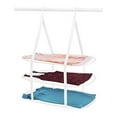 thumbnail image 3 of Whitmor 6506-9367-WHT Clothes Drying Rack 33" H X 27.25" W X 19.25" D Steel Hanging Collapsible White, 3 of 3