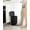 black 5L, variant on Gaderth Kitchen Trash Can,Step Garbage Can with Soft-Close Lid, Stainless Steel Recycling Bin with Removable Inner Bucket, Rectangular Waste Container with Fluted Design for Living Room, Office