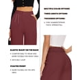 thumbnail image 3 of Pantalones anchos FUNYYZO de cintura alta para mujer primavera/verano, 3 of 6