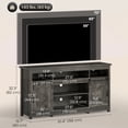 thumbnail image 3 of HOMCOM TV Stand with Power Outlets for 72 Inches, Farmhouse TV Console, 3 of 10