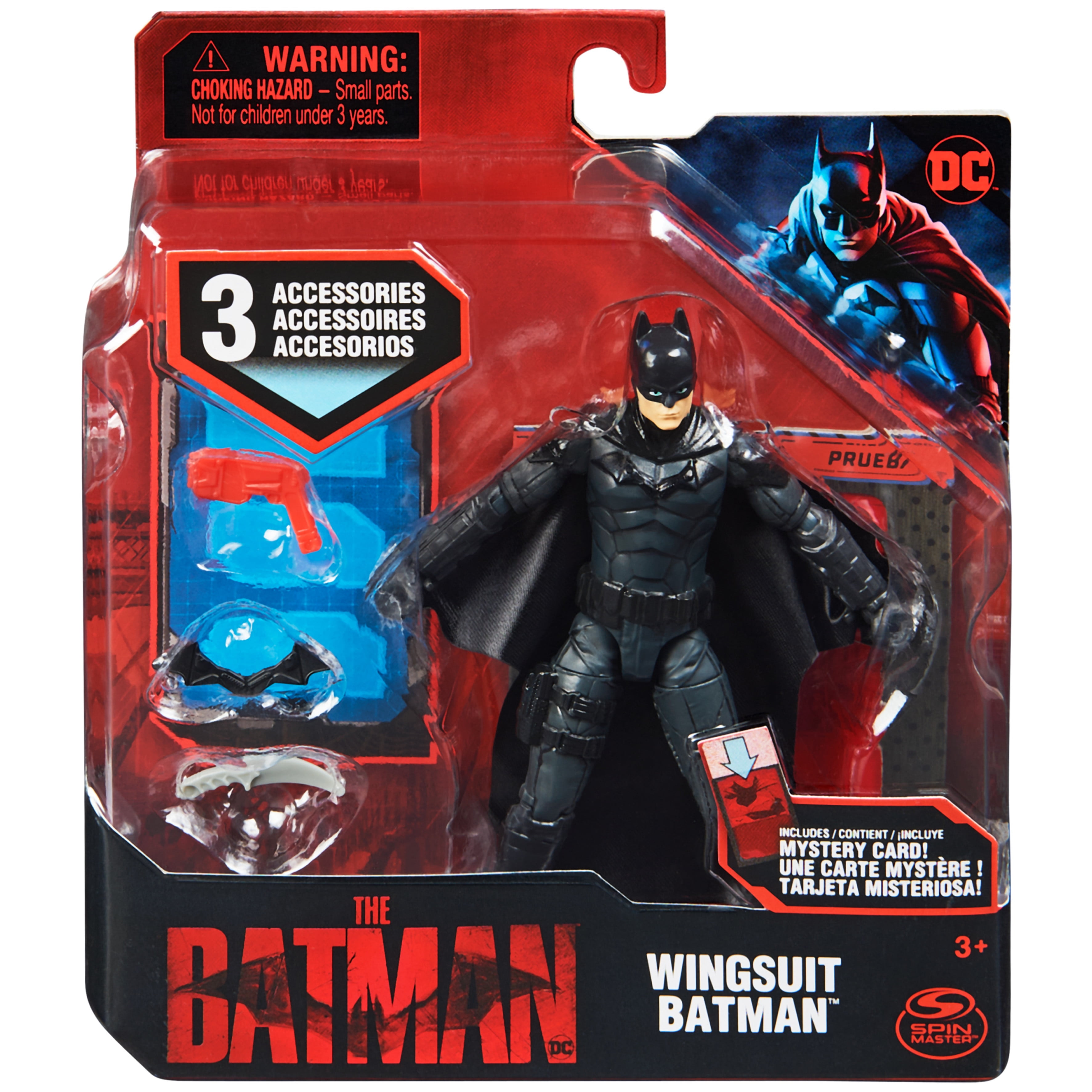 DC The Batman Le Film - Figurine 30 CM Batman Deluxe Comics - Figurine  Batman Wing Suit Articulée