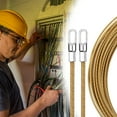 thumbnail image 3 of COM1950s Wire Pulling Tool for Electricians, Spring Steel Threading Device with Flat Head, Flexible Cable Puller for Conduits & Indoor Wiring, Ideal for Home & Electrical Projects, 3 of 8
