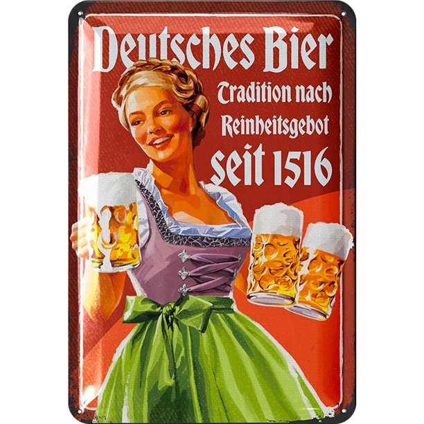 Placa de Metal Vintage de hierro, pintura Rectangular para chica cerveza, Arte de la pared Decoración, 30x40cm