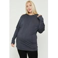 thumbnail image 4 of Long Sleeves Solid Top 3XL, 4 of 8